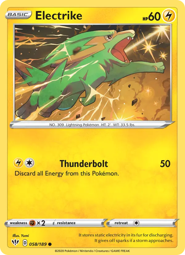 Electrike — Darkness Ablaze card #58