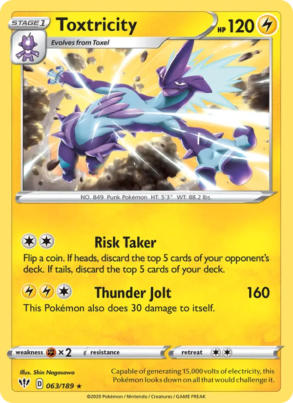 Toxtricity — Darkness Ablaze card #63