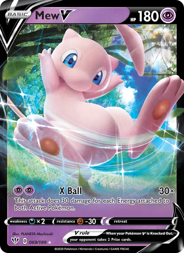 Mew V — Darkness Ablaze card #69