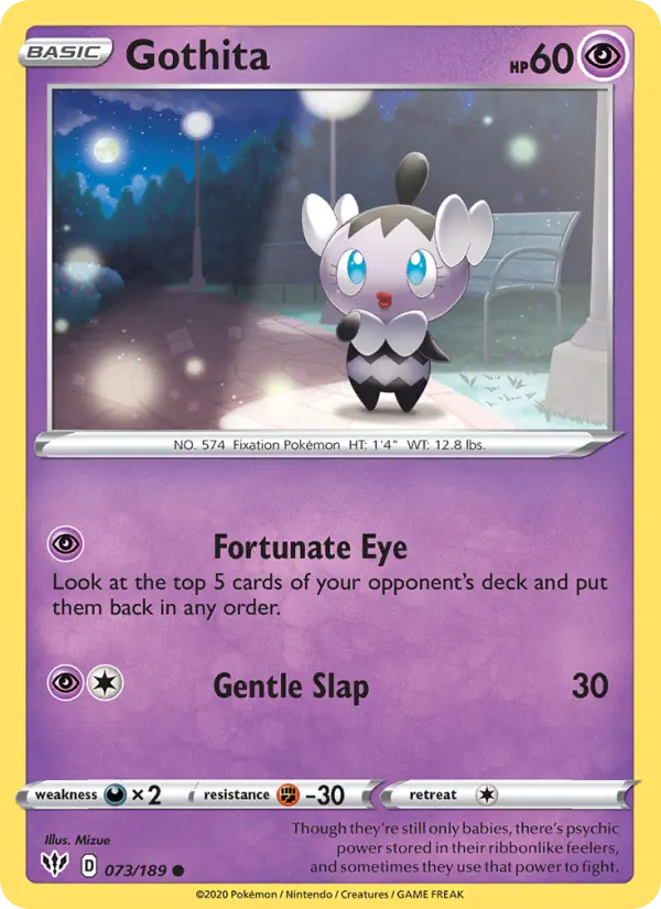 Gothita — Darkness Ablaze card #73