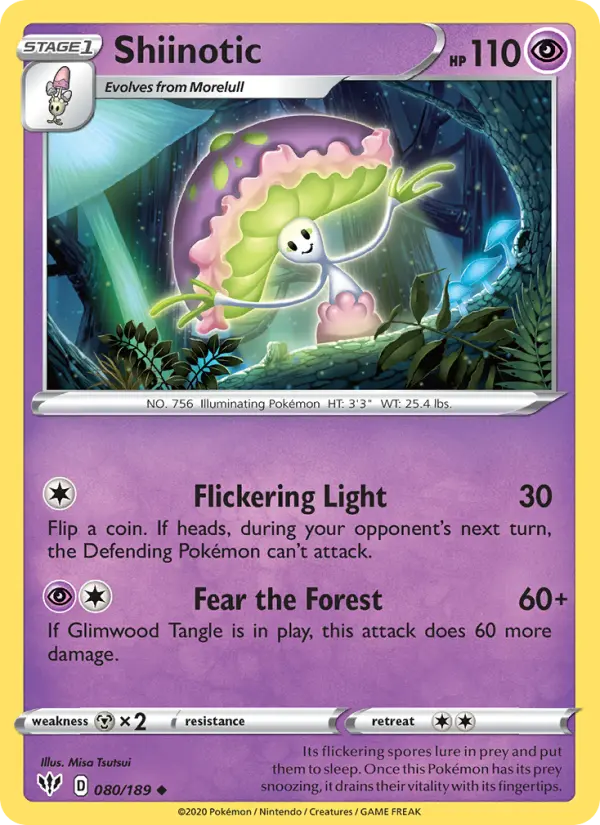 Shiinotic — Darkness Ablaze card #80