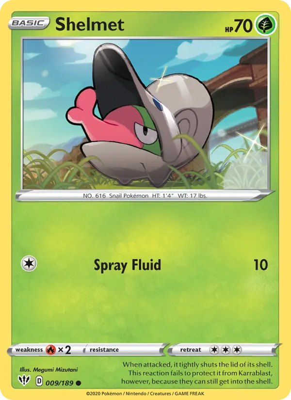 Shelmet — Darkness Ablaze card #9