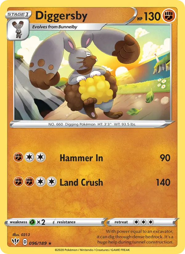 Diggersby — Darkness Ablaze card #96