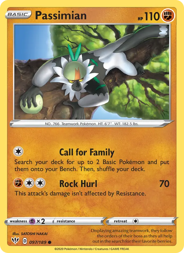 Passimian — Darkness Ablaze card #97