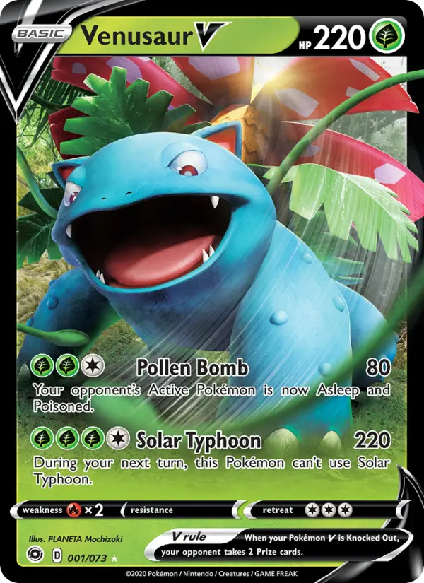 Venusaur V — Champion's Path card #1