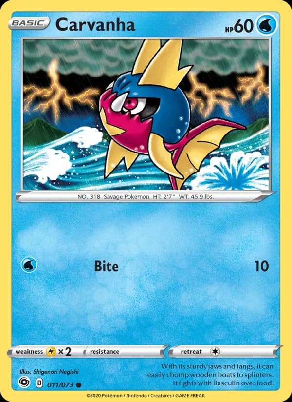 Carvanha — Champion's Path card #11