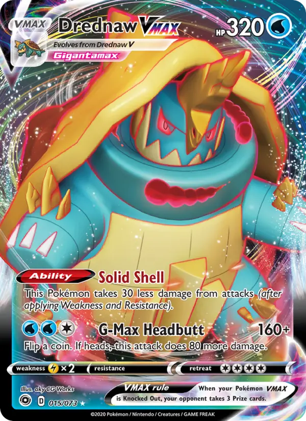 Drednaw VMAX — Champion's Path card #15