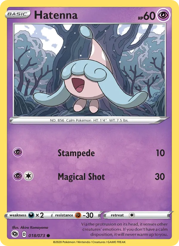 Hatenna — Champion's Path card #18
