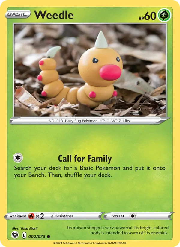 Weedle — Champion's Path card #2