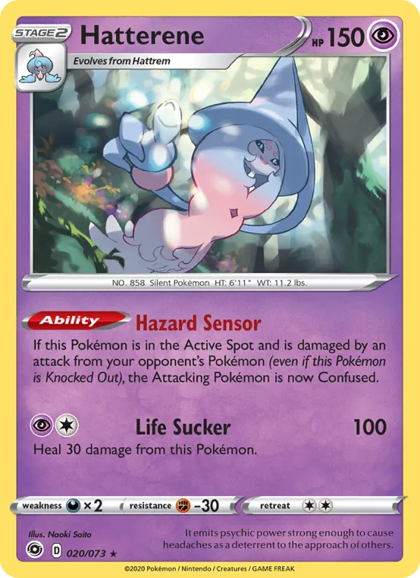 Hatterene — Champion's Path card #20