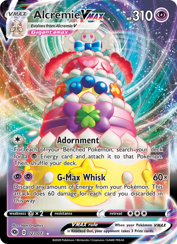 Alcremie VMAX — Champion's Path card #23