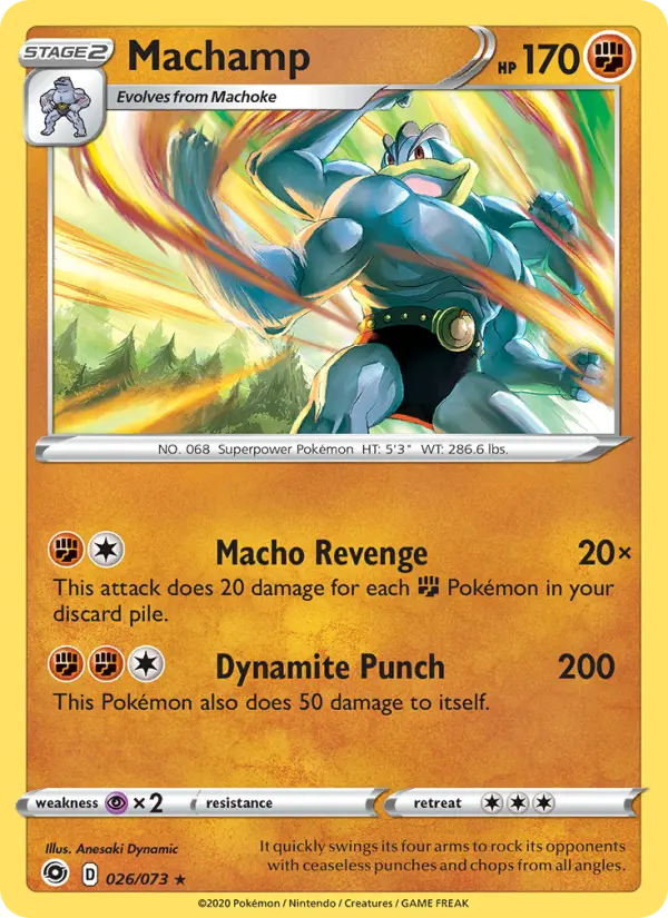 Machamp — Champion's Path card #26