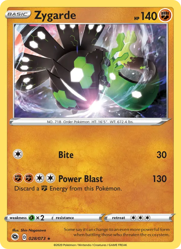 Zygarde — Champion's Path card #28