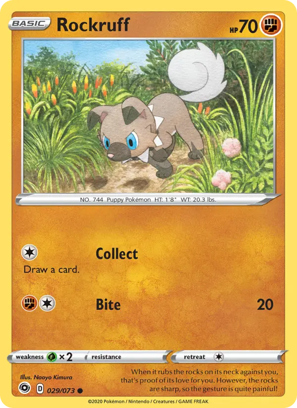 Rockruff — Champion's Path card #29