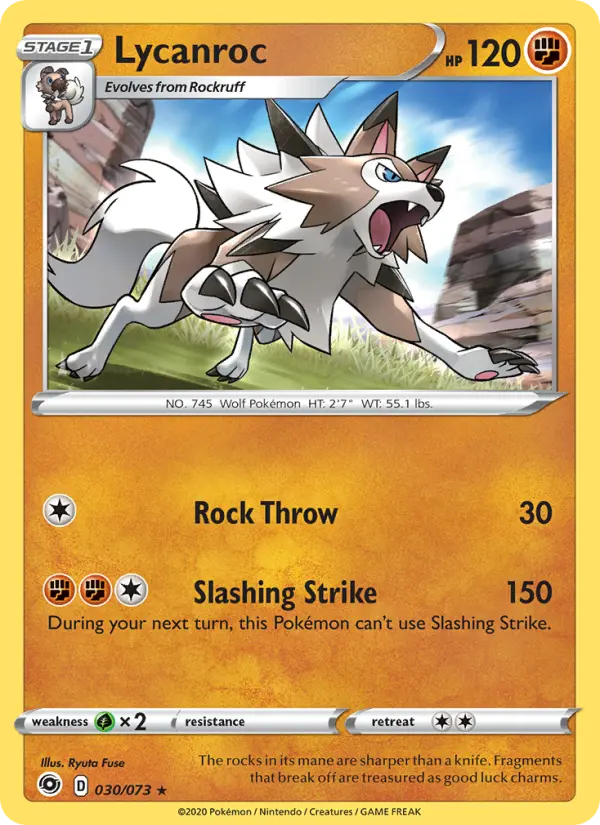 Lycanroc — Champion's Path card #30