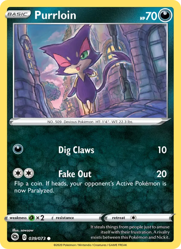 Purrloin — Champion's Path card #39