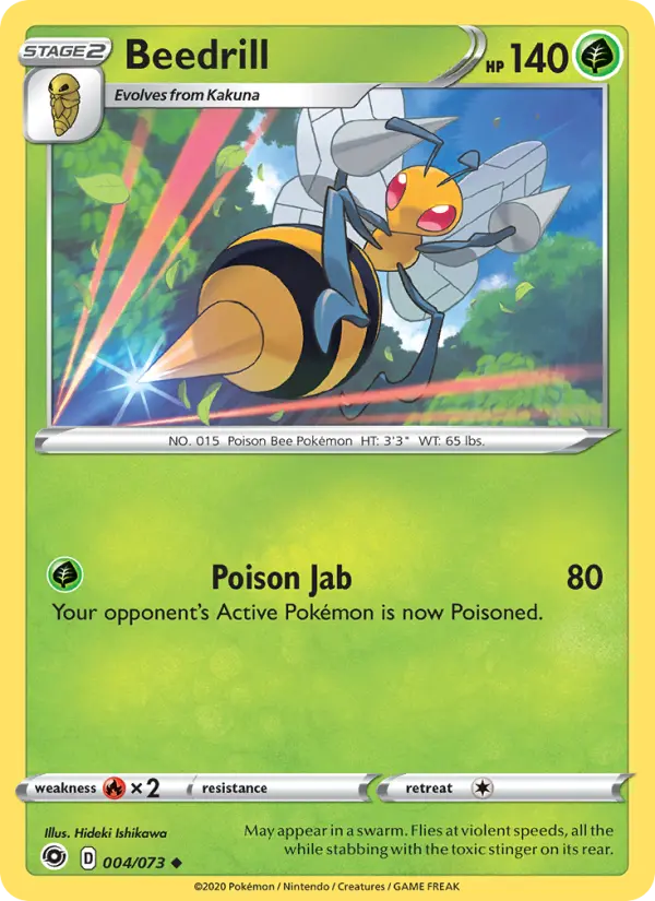 Beedrill — Champion's Path card #4