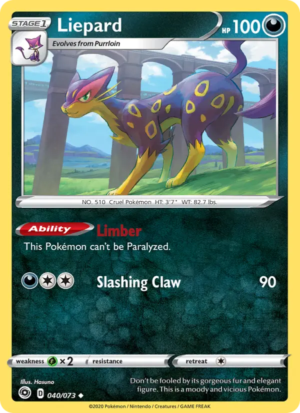 Liepard — Champion's Path card #40