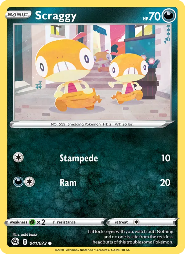 Scraggy — Champion's Path card #41