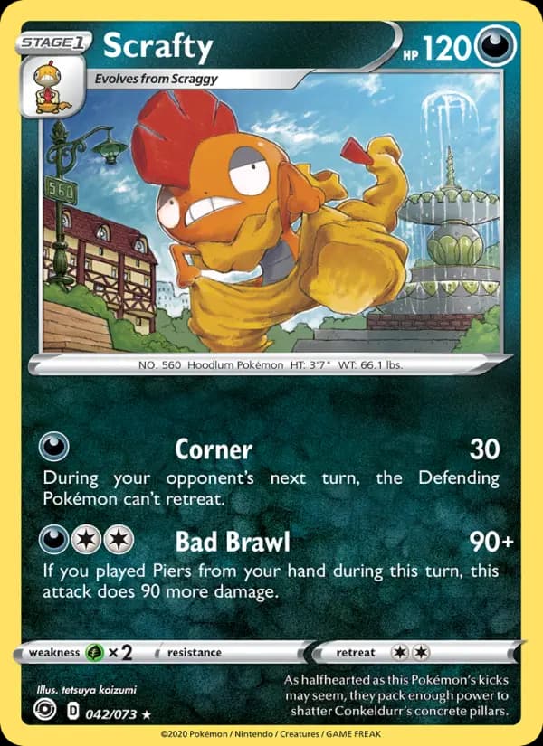 Scrafty — Champion's Path card #42