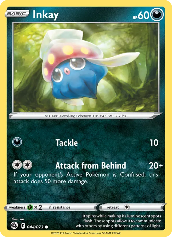 Inkay — Champion's Path card #44