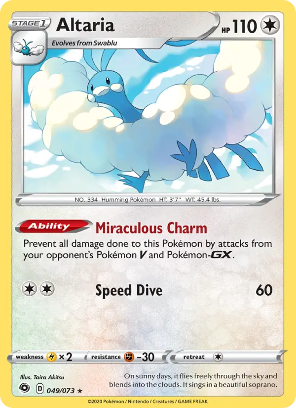 Altaria — Champion's Path card #49