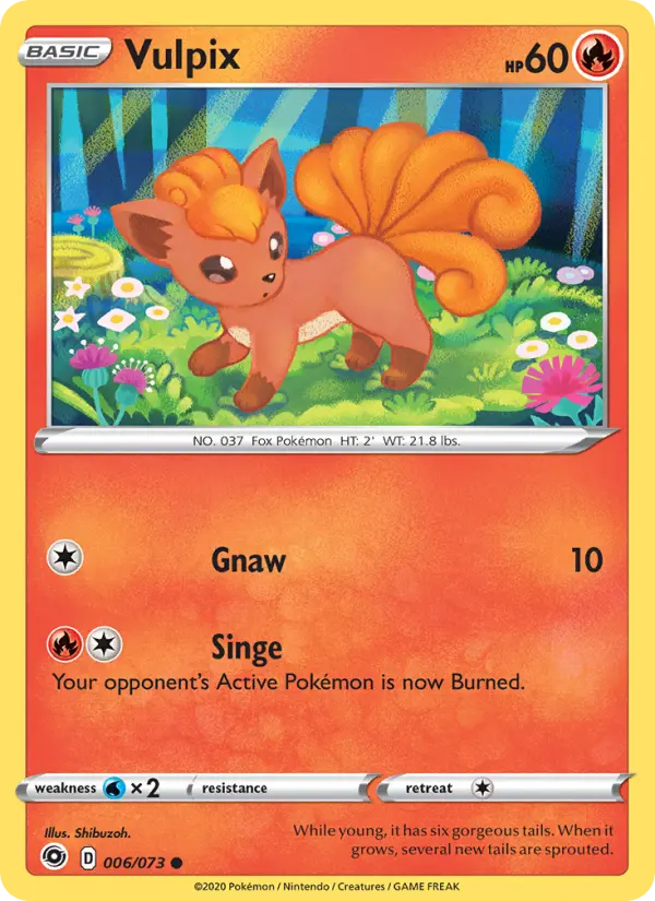 Vulpix — Champion's Path card #6