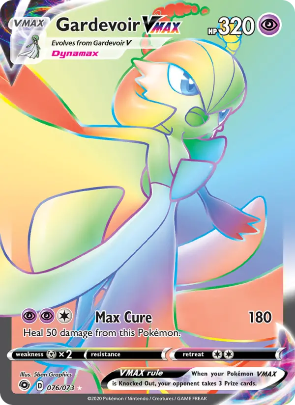 Gardevoir VMAX — Champion's Path card #76