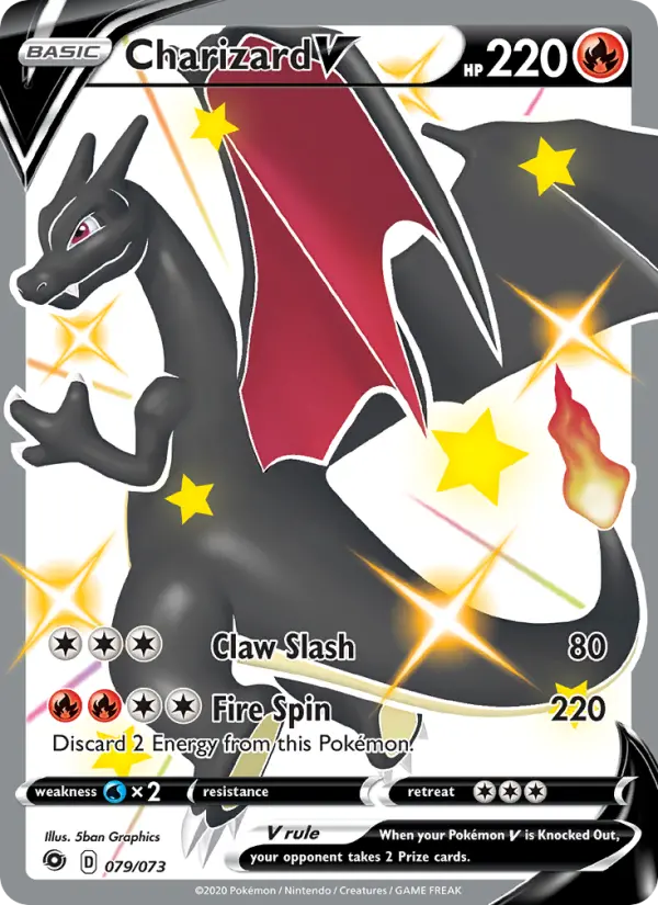Charizard V — Champion's Path card #79