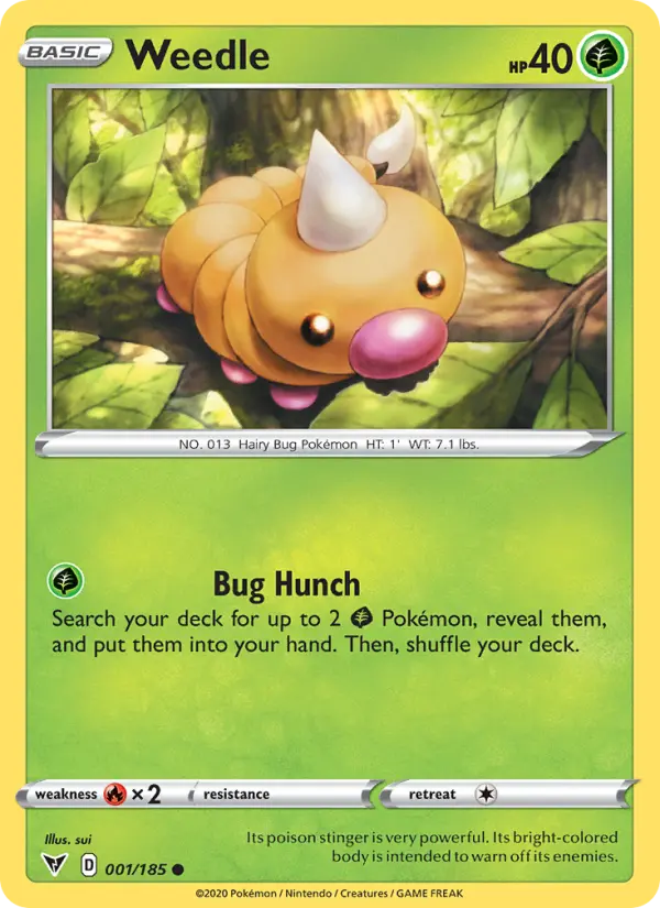 Weedle — Vivid Voltage card #1