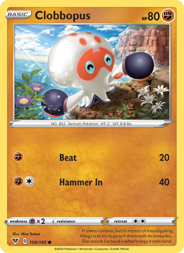 Clobbopus — Vivid Voltage card #100