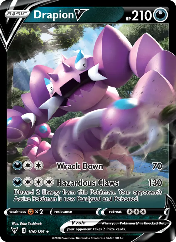 Drapion V — Vivid Voltage card #106
