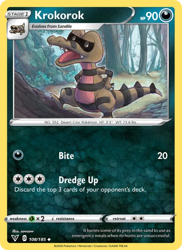 Krokorok — Vivid Voltage card #108