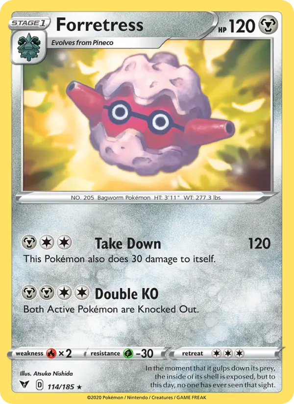 Forretress — Vivid Voltage card #114