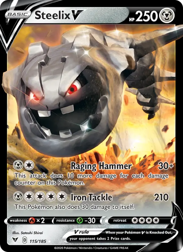Steelix V — Vivid Voltage card #115
