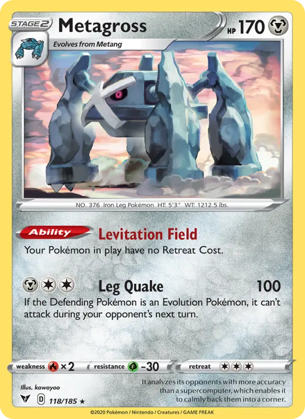 Metagross — Vivid Voltage card #118