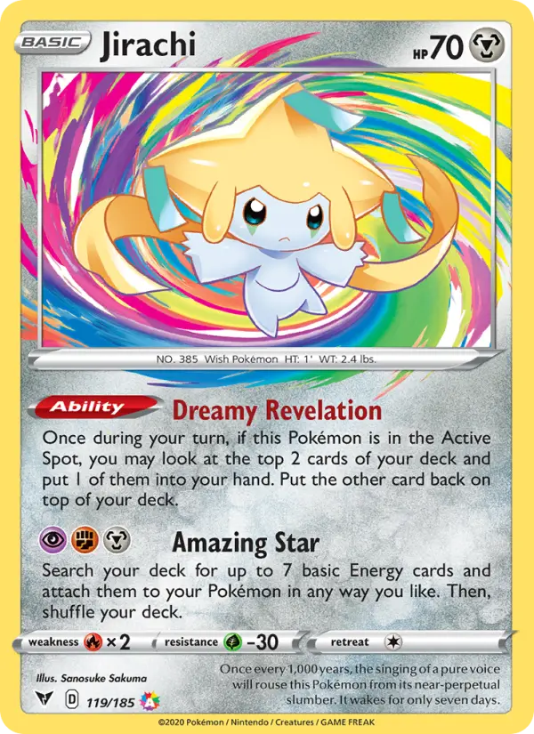 Jirachi — Vivid Voltage card #119