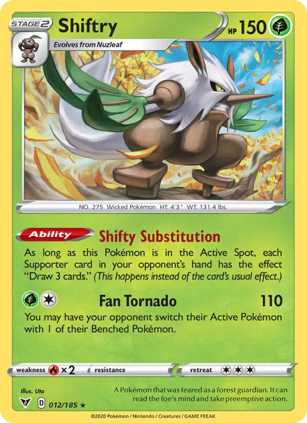 Shiftry — Vivid Voltage card #12