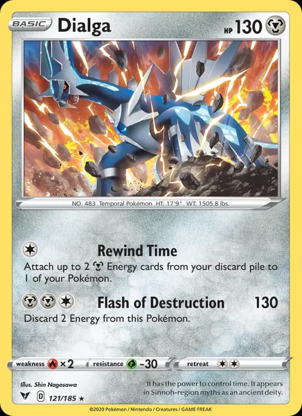 Dialga — Vivid Voltage card #121