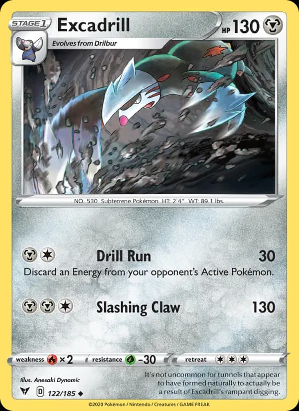 Excadrill — Vivid Voltage card #122