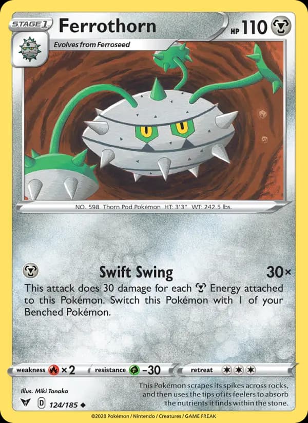 Ferrothorn — Vivid Voltage card #124