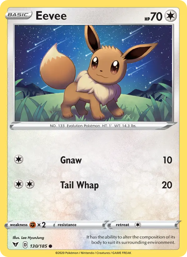 Eevee — Vivid Voltage card #130