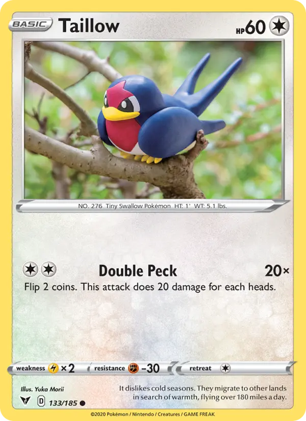 Taillow — Vivid Voltage card #133