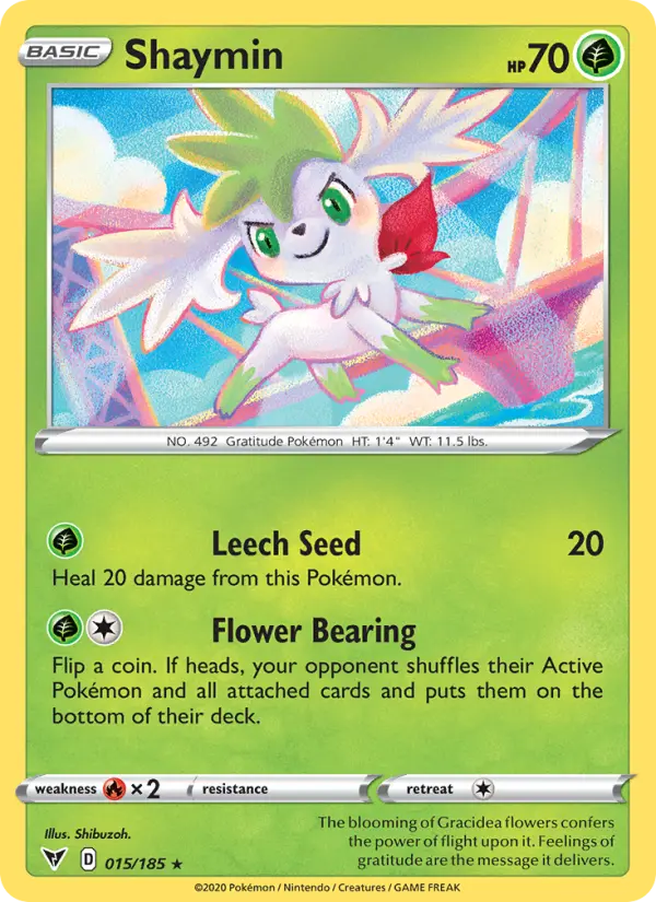 Shaymin — Vivid Voltage card #15