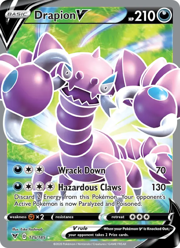 Drapion V — Vivid Voltage card #175