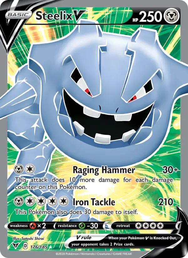 Steelix V — Vivid Voltage card #176