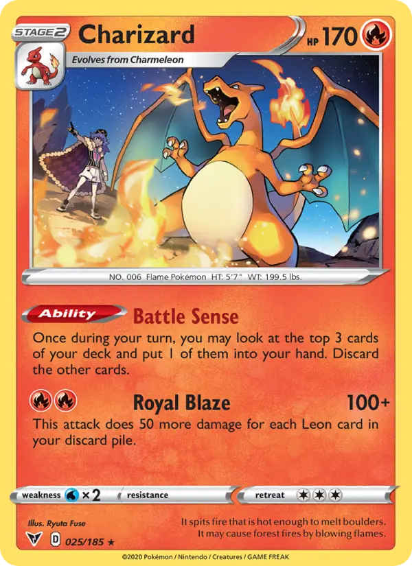 Charizard — Vivid Voltage card #25