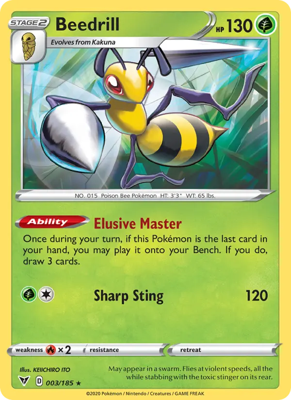 Beedrill — Vivid Voltage card #3