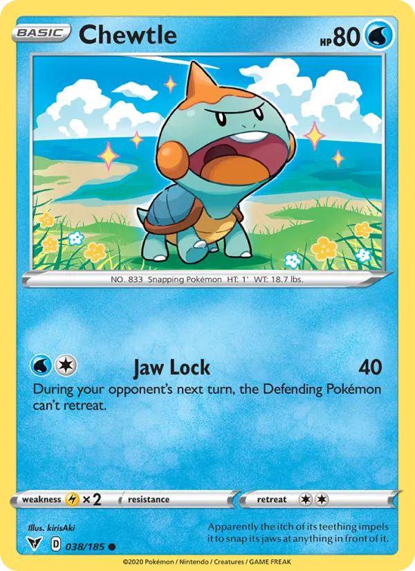 Chewtle — Vivid Voltage card #38