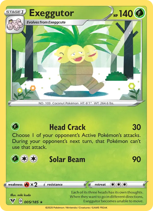 Exeggutor — Vivid Voltage card #5